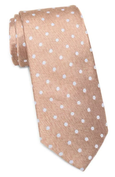 Nordstrom Batson Neat Dot Silk Tie In Pink