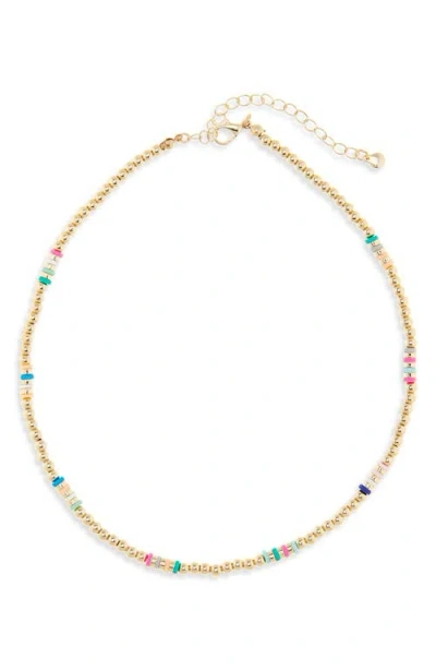 Nordstrom Beaded Necklace In Gold