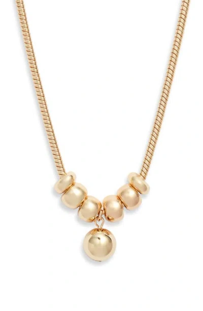Nordstrom Beaded Orb Pendant Necklace In Pattern