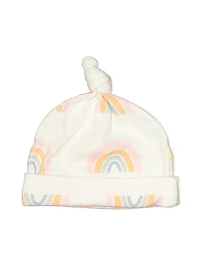 Pre-owned Nordstrom Kids' Beanie Hat In White