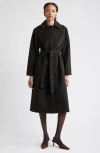 Nordstrom Belted Animal Print Jacket In Animal Print