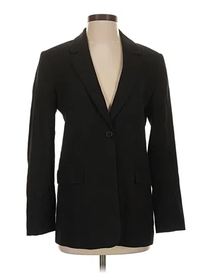 Pre-owned Nordstrom Blazer Jacket In Black