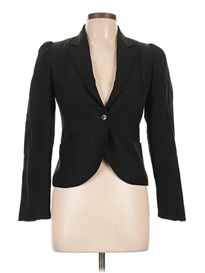Pre-owned Nordstrom Blazer Jacket In Black
