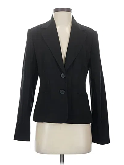 Pre-owned Nordstrom Blazer Jacket In Black