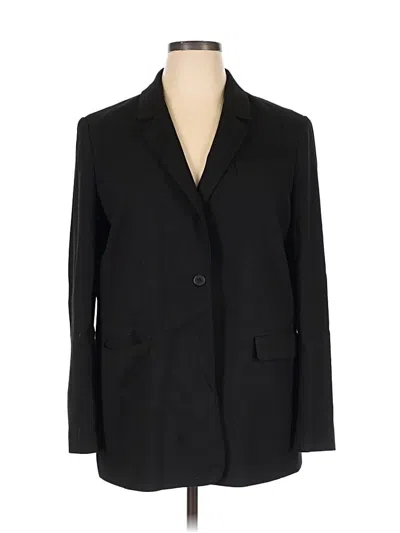 Pre-owned Nordstrom Blazer Jacket In Black