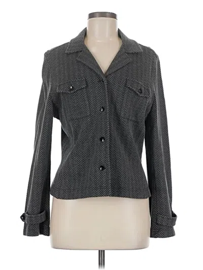 Pre-owned Nordstrom Blazer Jacket In Gray
