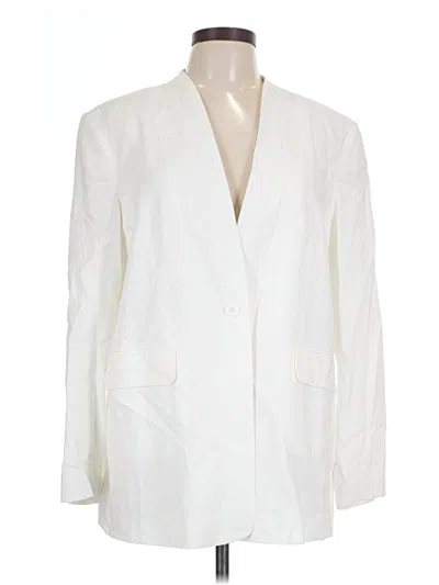 Pre-owned Nordstrom Blazer Jacket In White
