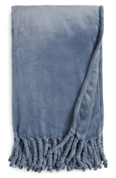 Nordstrom Bliss Oversize Throw Blanket In Blue Chip