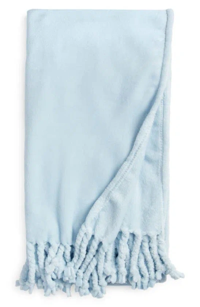 Nordstrom Bliss Oversize Throw Blanket In Blue Skyride