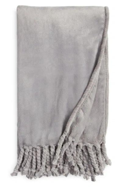 Nordstrom Bliss Oversize Throw Blanket In Gray