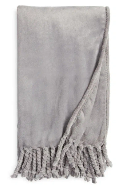 Nordstrom Bliss Oversize Throw Blanket In Grey Griffin