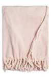 Nordstrom Bliss Throw Blanket In Pink Peach