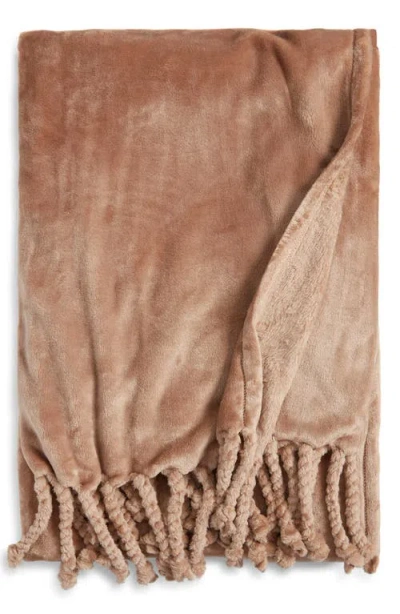 Nordstrom Bliss Throw Blanket In Tan Portabella