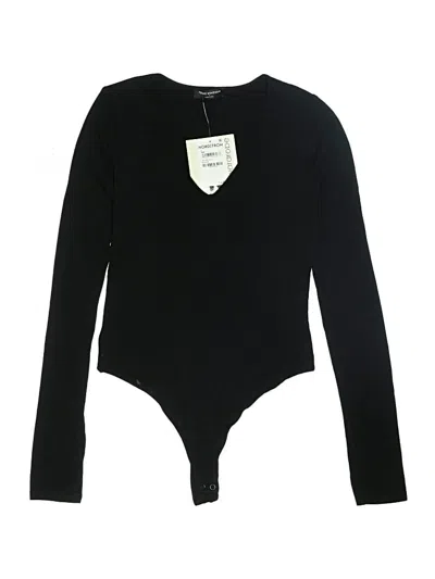 Pre-owned Nordstrom Bodysuit In Black