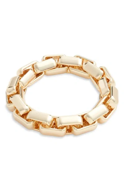 Nordstrom Bold Link Stretch Bracelet In Gold