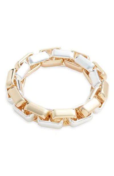 Nordstrom Bold Link Stretch Bracelet In Gold