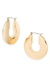 Nordstrom Bold Polished Hoop Earrings In Gold