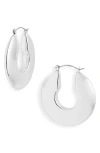 Nordstrom Bold Polished Hoop Earrings In Metallic