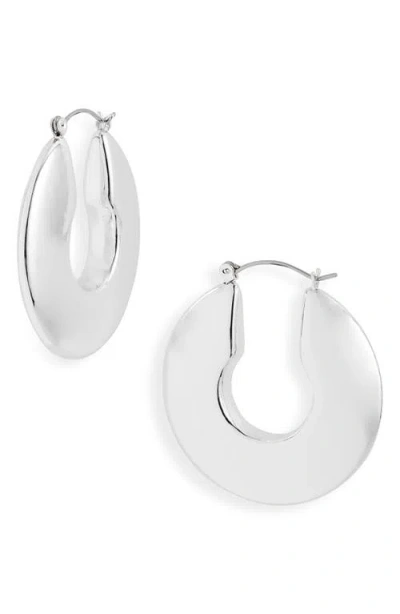 Nordstrom Bold Polished Hoop Earrings In Metallic