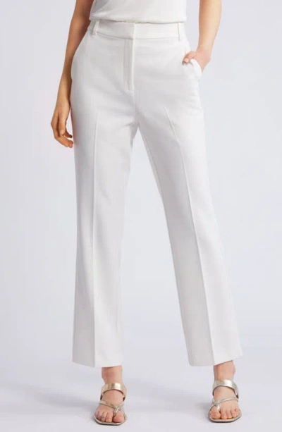 Nordstrom Bootcut Trousers In Ivory Cloud