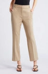 Nordstrom Bootcut Trousers In Tan Travertine