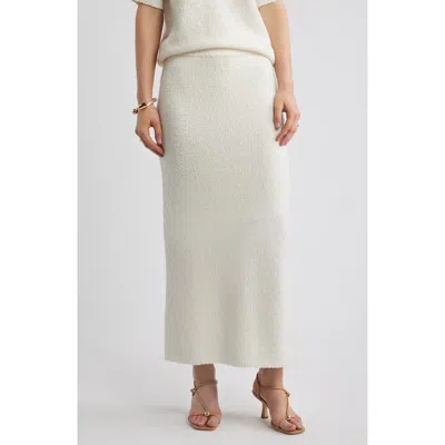 Nordstrom Bouclé Sweater Skirt In White