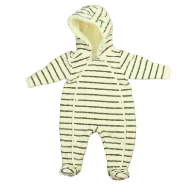 Nordstrom Kids' Boys Ivory Gray Bunting In White