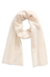 Nordstrom Brushed Cashmere Scarf In Beige Beach