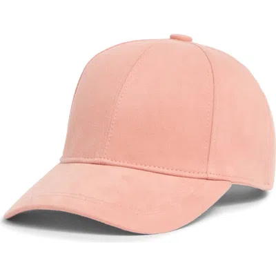 Nordstrom Brushed Cotton Baseball Cap In Orange