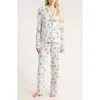 Nordstrom Brushed Hacci Pajamas In Blue