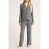 Nordstrom Brushed Hacci Pajamas In Gray