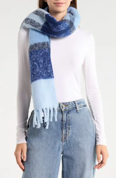 Nordstrom Brushed Wool & Alpaca Blend Scarf In Multi