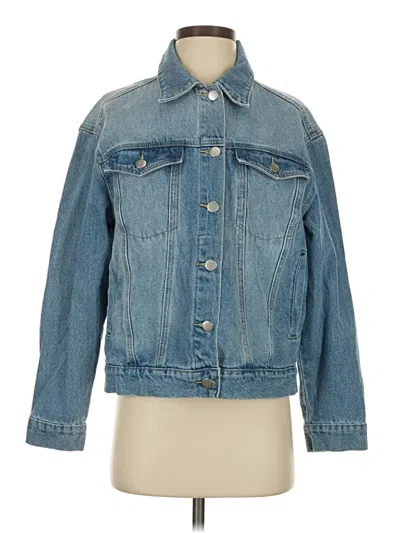 Pre-owned Nordstrom By Christina Martinez Denim Jacket In Blue