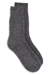 Nordstrom Cable Crew Socks In Gray