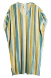 Nordstrom Caftan Dress In Teal- Yellow Color Mantle