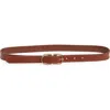 Nordstrom Camilla Leather Belt In Cognac