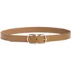 Nordstrom Camilla Leather Belt In Olive Breen