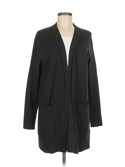 Pre-owned Nordstrom Cardigan Sweater In Black