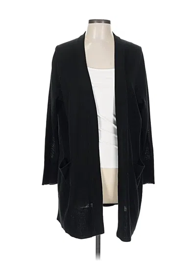 Pre-owned Nordstrom Cardigan Sweater In Black