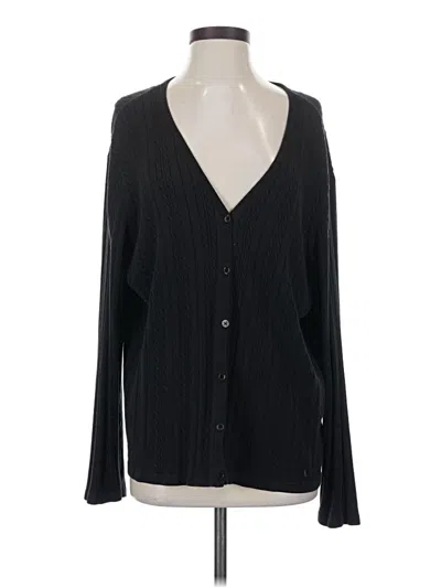 Pre-owned Nordstrom Cardigan Sweater In Black