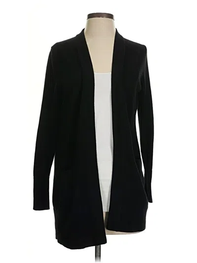 Pre-owned Nordstrom Cardigan Sweater In Black
