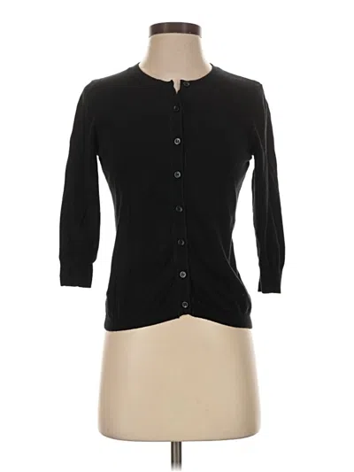 Pre-owned Nordstrom Cardigan Sweater In Black