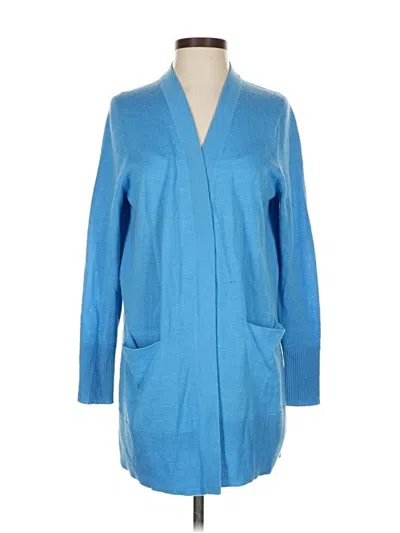 Pre-owned Nordstrom Cardigan Sweater In Blue