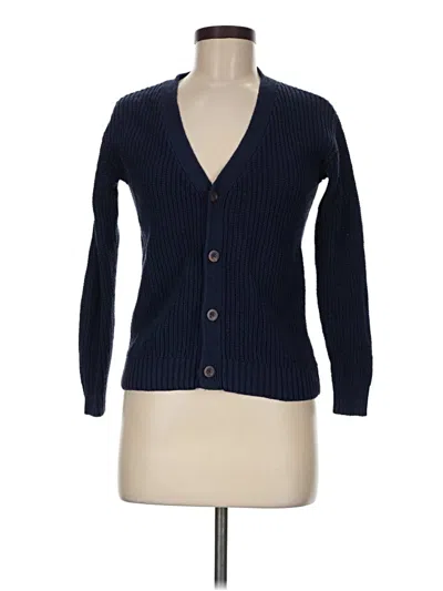 Pre-owned Nordstrom Cardigan Sweater In Blue
