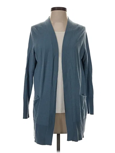 Pre-owned Nordstrom Cardigan Sweater In Blue