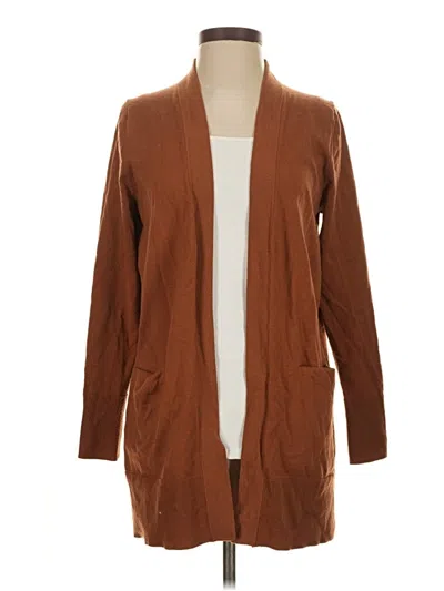 Pre-owned Nordstrom Cardigan Sweater In Brown