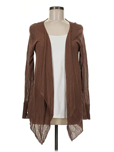 Pre-owned Nordstrom Cardigan Sweater In Brown