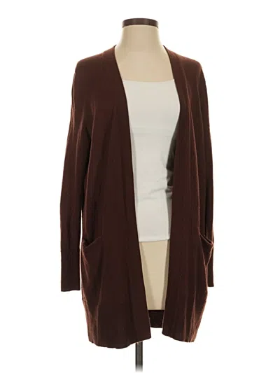 Pre-owned Nordstrom Cardigan Sweater In Brown