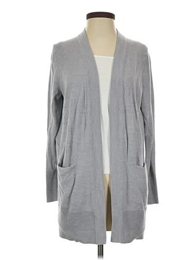 Pre-owned Nordstrom Cardigan Sweater In Gray