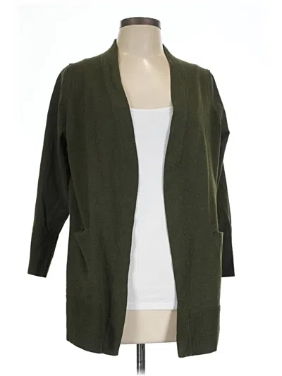 Pre-owned Nordstrom Cardigan Sweater In Green